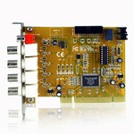 2-CH Real Time Video + 1-CH Audio DVR Card - Motion Detection