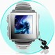 1GB High Fashion Mens MP4 Watch - 1.5 Inch LCD Screen